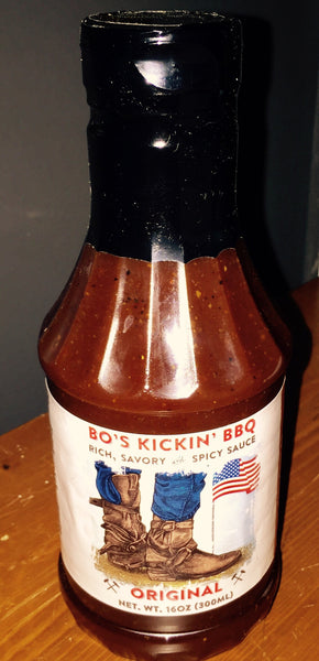 Bo's Rich, Savory and Spicy Original BBQ Sauce - Medium